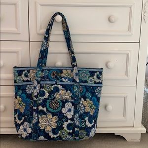 Blue Floral Vera Bradley Tote